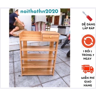 Giá để giày, tủ để giày dép, kệ để giày gỗ 5 tầng