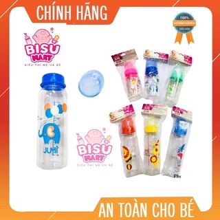 Bình sữa cổ hẹp JuMi 120ml - 240ml trơn