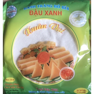 Bánh Bía Đậu Xanh cuốn Chả Giò