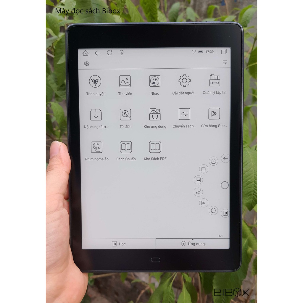 Máy đọc sách Likebook P78 - Tặng Bao da + Túi chống sốc + Kệ để bàn - Chính hãng