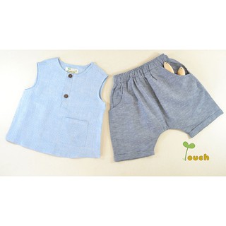 Set áo + quần linen cho bé trai