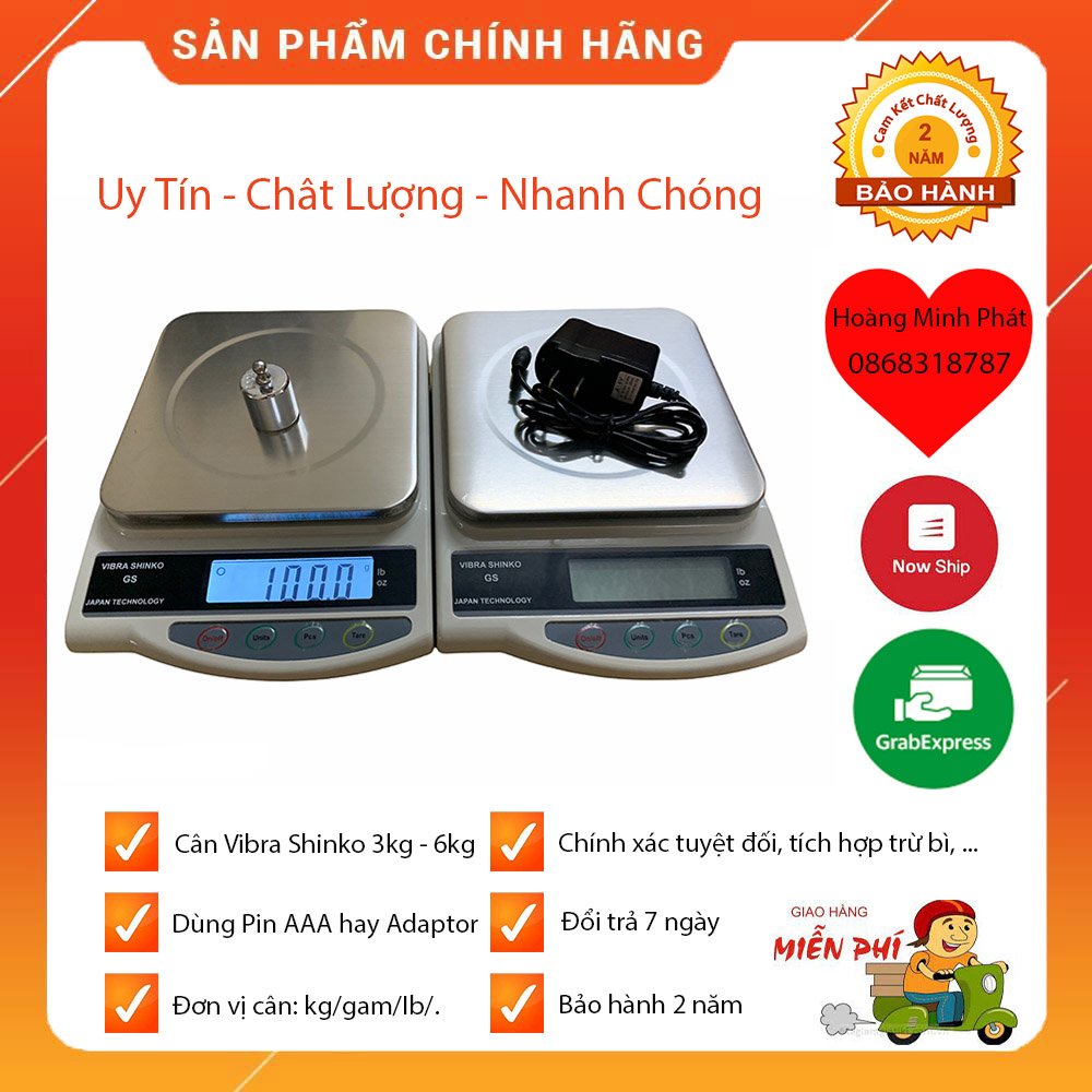 CÂN ĐỂ BÀN Gs ShinKo 1kg,3kg,6kg NHẤT BẢN - BẢO HÀNH 2 NĂM. DÙNG CHO GIA ĐÌNH, NHÀ HÀNG