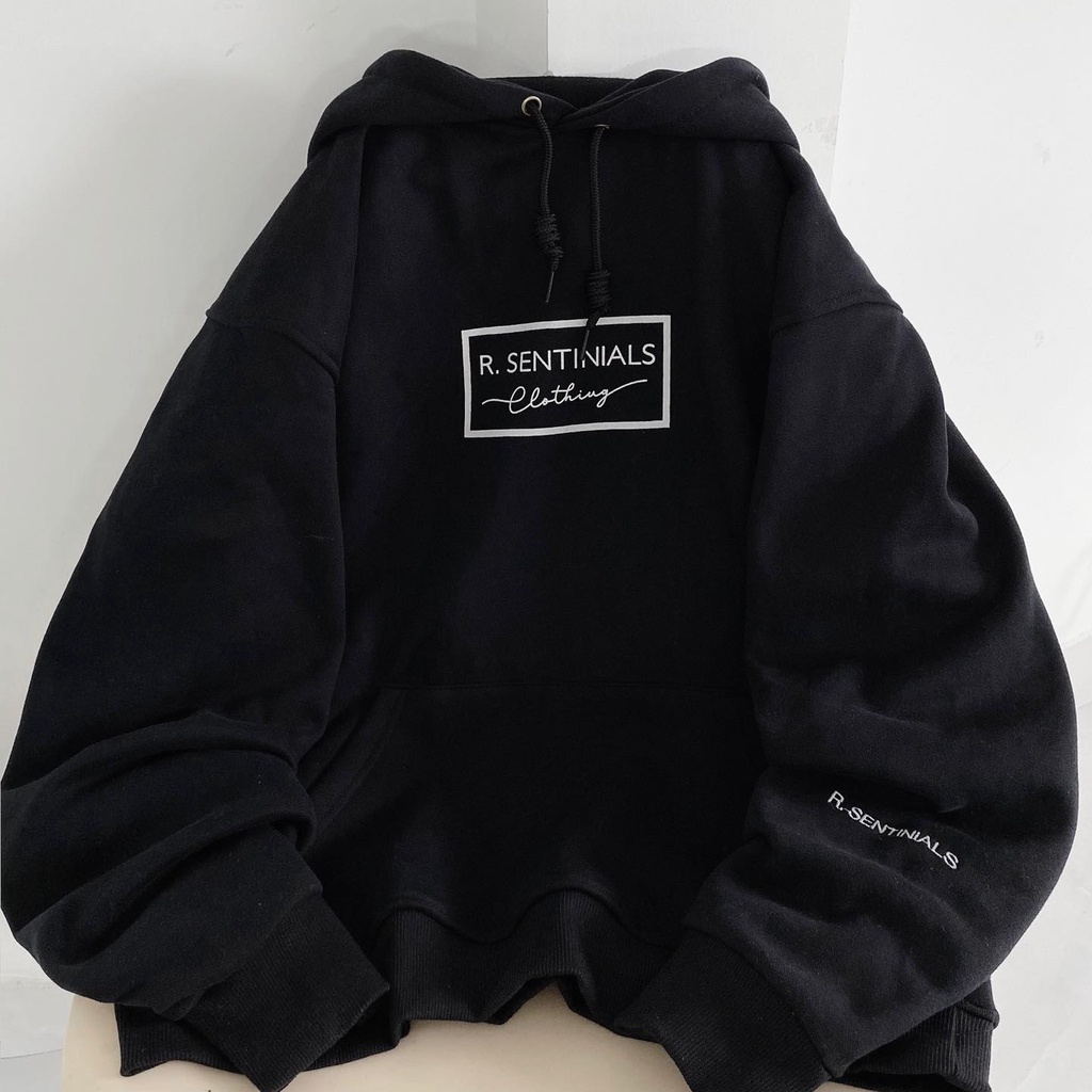 Áo khoác tay dài hoodie chữ sentinal