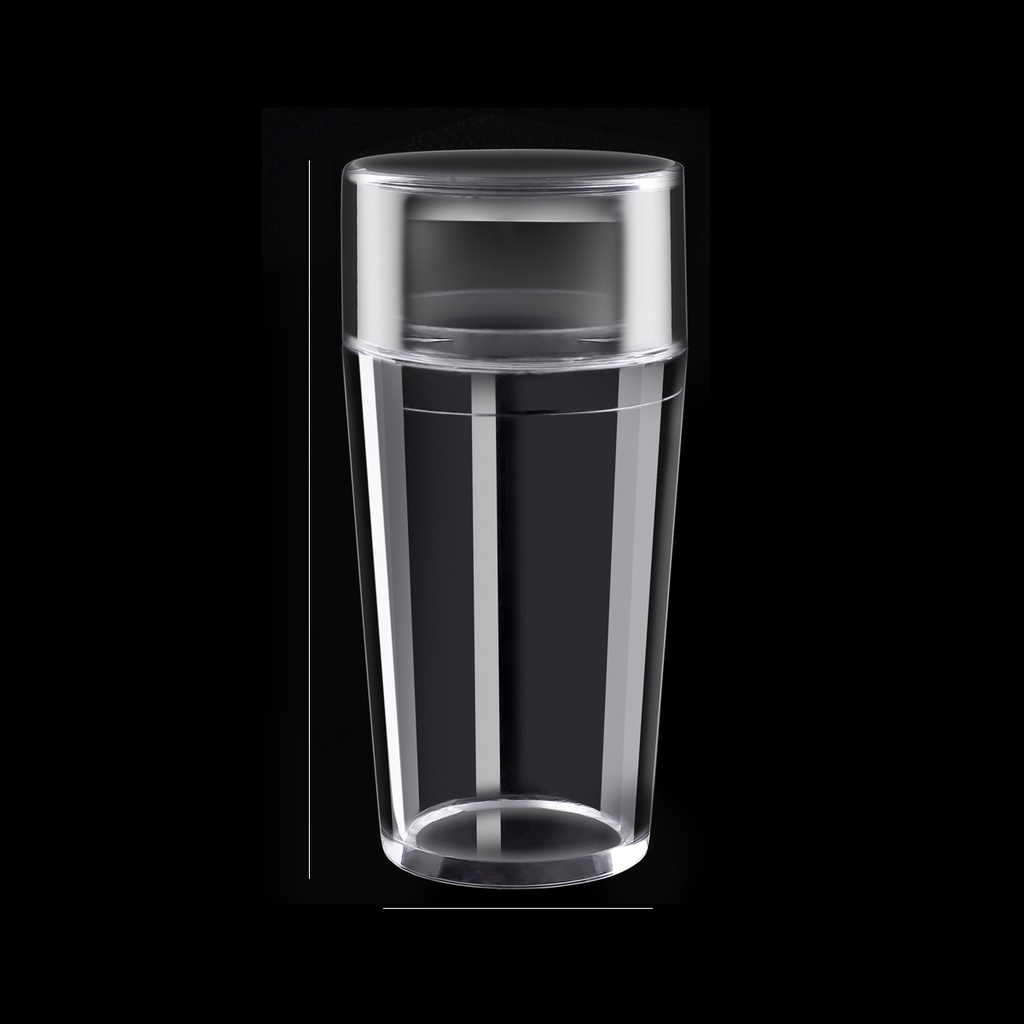 MONJA [Hàng mới về] Bộ Khuôn In Móng Tay Bằng Silicon Trong Suốt