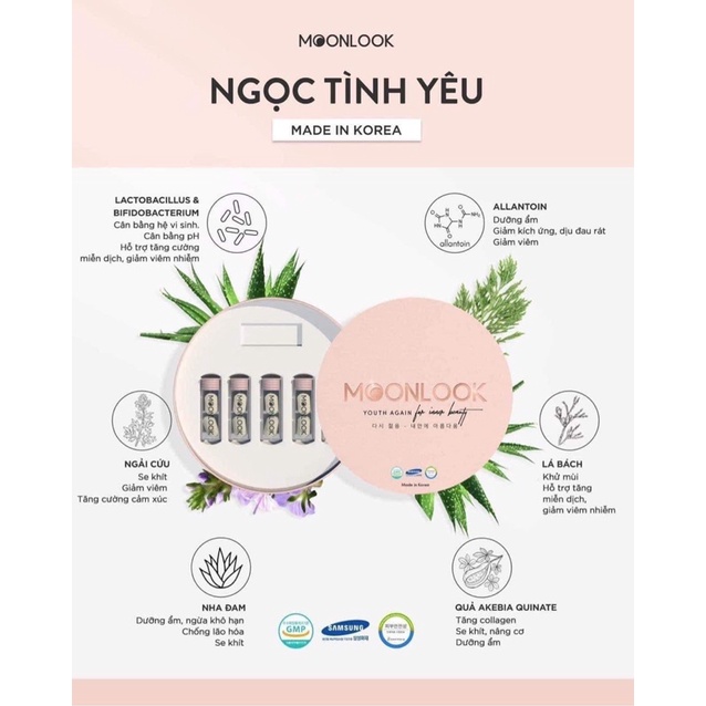 Moonlook, Ngọc tình yêu Moonlook Hàn Quốc