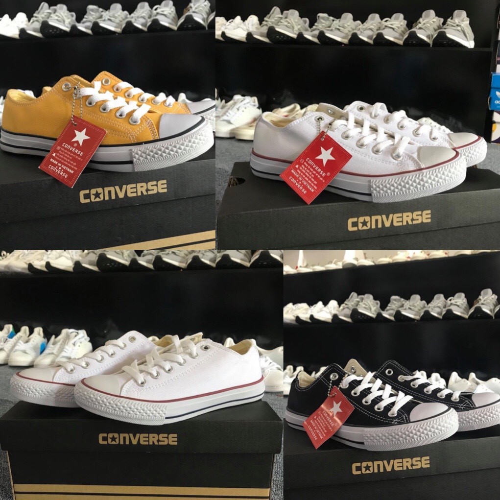 [Full box + Bill] Giày thể thao Converse rep 11 mũi bóng, đế ba lớp, lót xanh