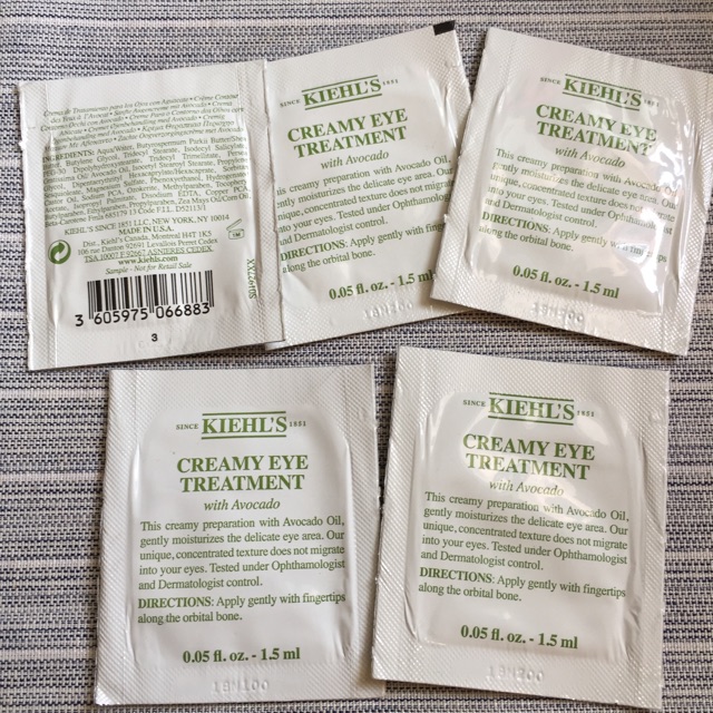 Gói Sample Kem mắt Trái Bơ KIEHL.S Avocado Cream Eye