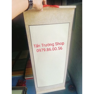 Giấy biểu lụa viết thư pháp kích thước 32*80
