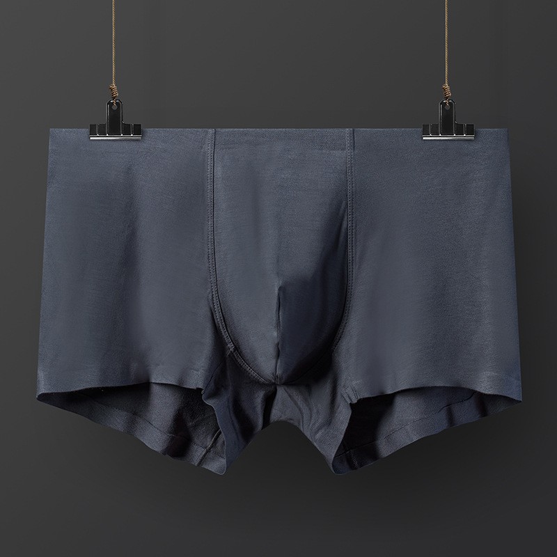(SG-có sẵn)-Quần lót Boxer Cotton Cao cấp không ép viền không đường may-Sịp Đùi Cotton