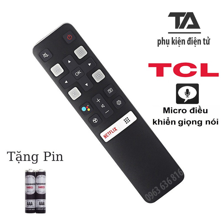 [FREESHIP 50K] REMOTE TIVI TCL GIỌNG NÓI ✔ ĐIỀU KHIỂN TIVI TCL - CHÍNH HÃNG