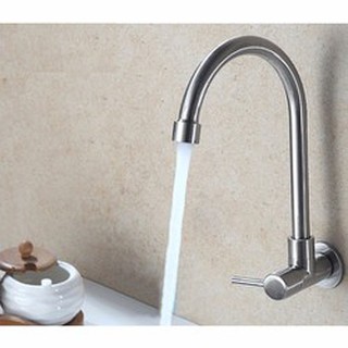 VÒI RỬA CHÉN ÂM TƯỜNG LẠNH - INOX 304