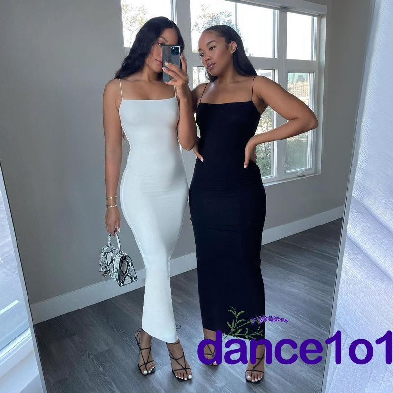 Đầm không tay ôm dáng màu sắc gợi cảm cho nữ