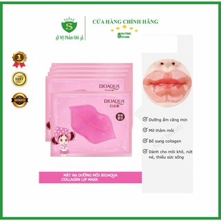 Mặt nạ môi Bioaqua Collagen Nourish Lips Membrane Mask