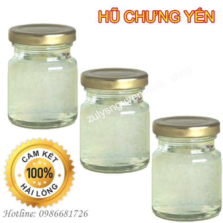 50 Hũ thủy tinh nắp thiếc 75ml