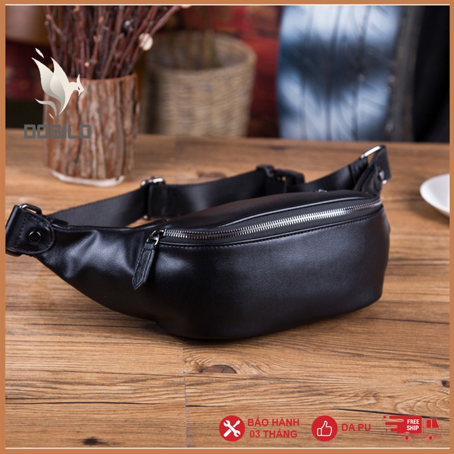 Túi Đeo Chéo Da Nam Nữ Thời Trang Unisex Phong Cách Hàn Quốc BG35