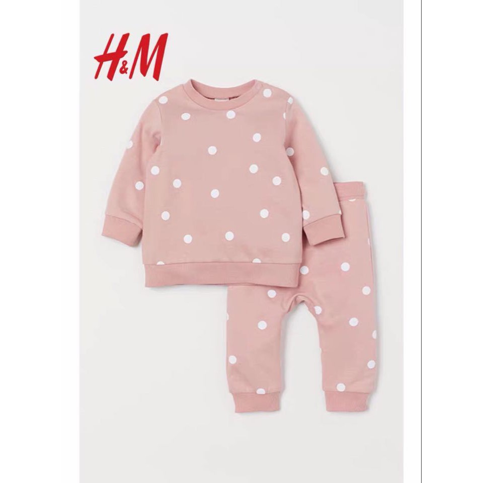 dhtn  Set đồ HM chấm bi cho bé gái