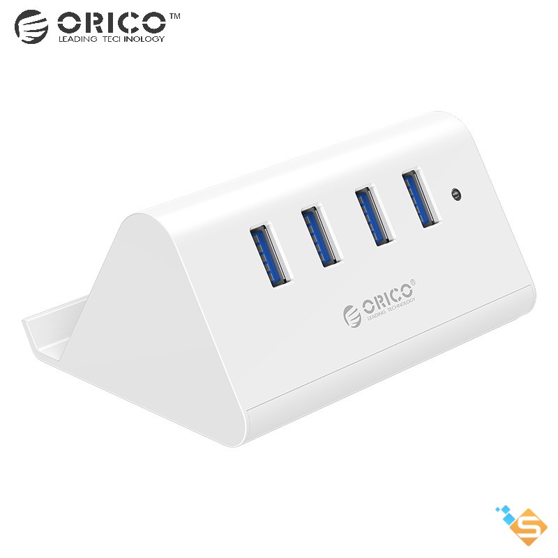 Bộ Chia Cổng USB HUB ORICO 4 Cổng USB 3.0 Có Chân Đế SHC-U3 - Bảo Hành Chính Hãng 1 Năm