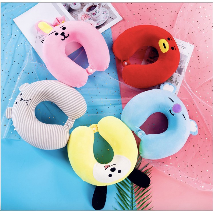 Gối ngủ BT21 có khuy cài