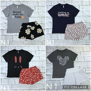 Set đồ bộ nữ đùi thun cotton