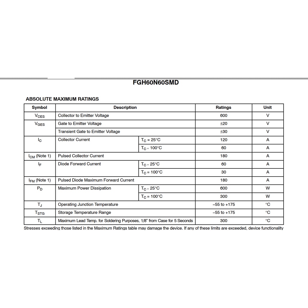 IGBT FMH60N60 Linh Kiện Sửa Chữa Máy Hàn  thay thế 40N60 60N60 Hãng sản xuất FMH SMD kiểu chân TO-247