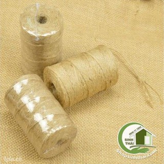 Cuộn dây thừng - dây dù màu xanh, trắng [ nguyên cuộn ]