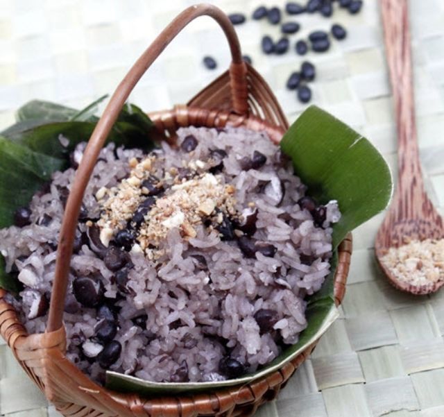 Set 1kg gạo nếp cái hoa vàng + đỗ đen nấu xôi