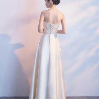 ĐẦM DỰ TIỆC TRỄ VAI XẾP LI