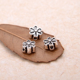 Charm bạc thái hoa 6 cánh - charm bạc 925