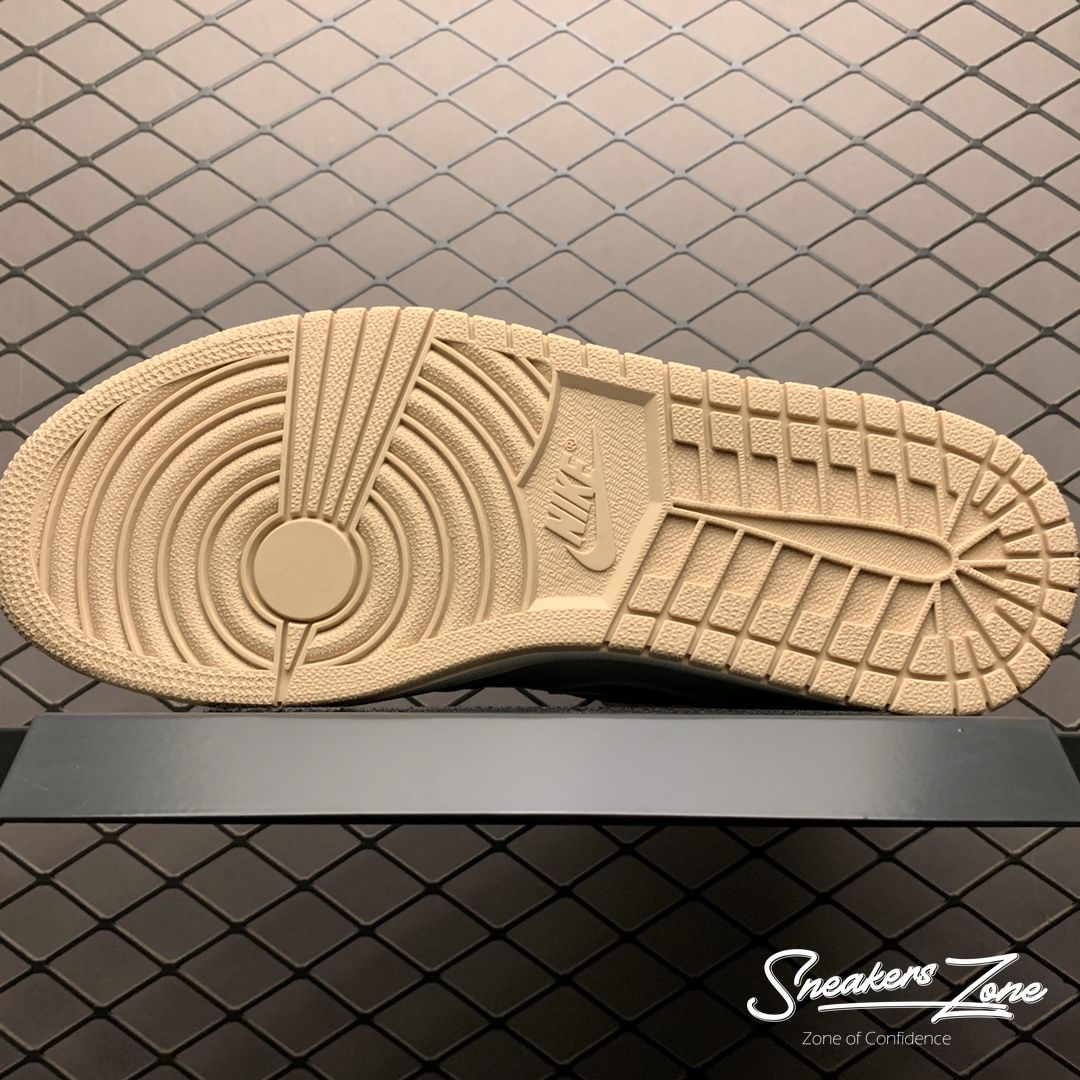 (FREESHIP+HỘP+QUÀ) Giày Thể Thao AIR JORDAN 1 Mid Milan Màu Kem Nâu Cổ Cao SNEAKERS WORLD | BigBuy360 - bigbuy360.vn