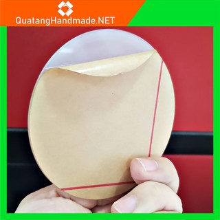 [Mica 9x9cm] Tấm nhựa mica mờ 1 mặt dày 2mm - Cắt hình dạng và kích thước theo yêu cầu - Quà tặng Handmade