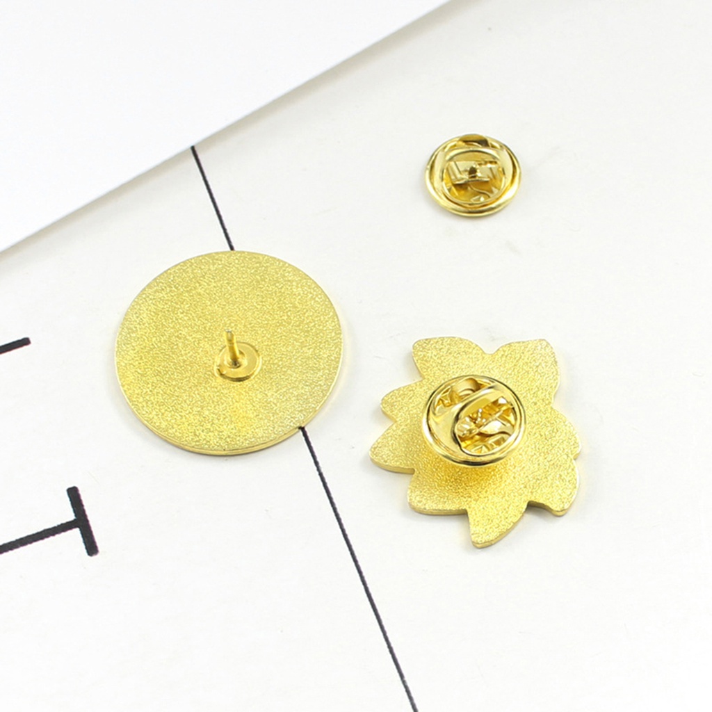 Trâm cài áo thời trang hình hoa sen và sóng biển phong cách vintage cho nam và nữ