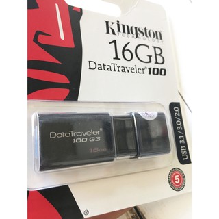 USB 3.0 Kingston DT100G3 16GB (Đen)