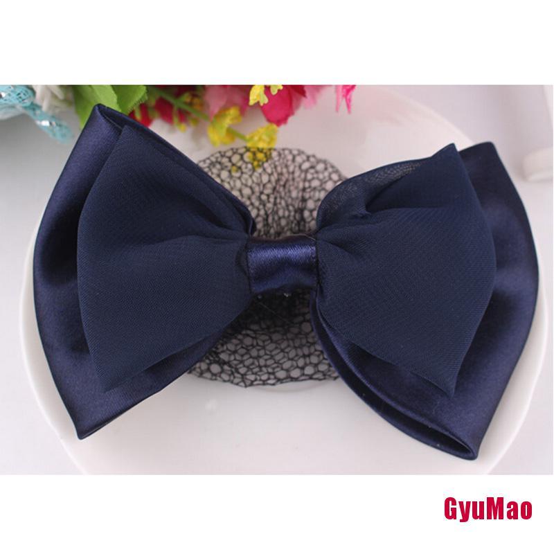 Kẹp Tóc Hình Nơ Màu Đen Siêu Bền Thời Trang Cho Nữ