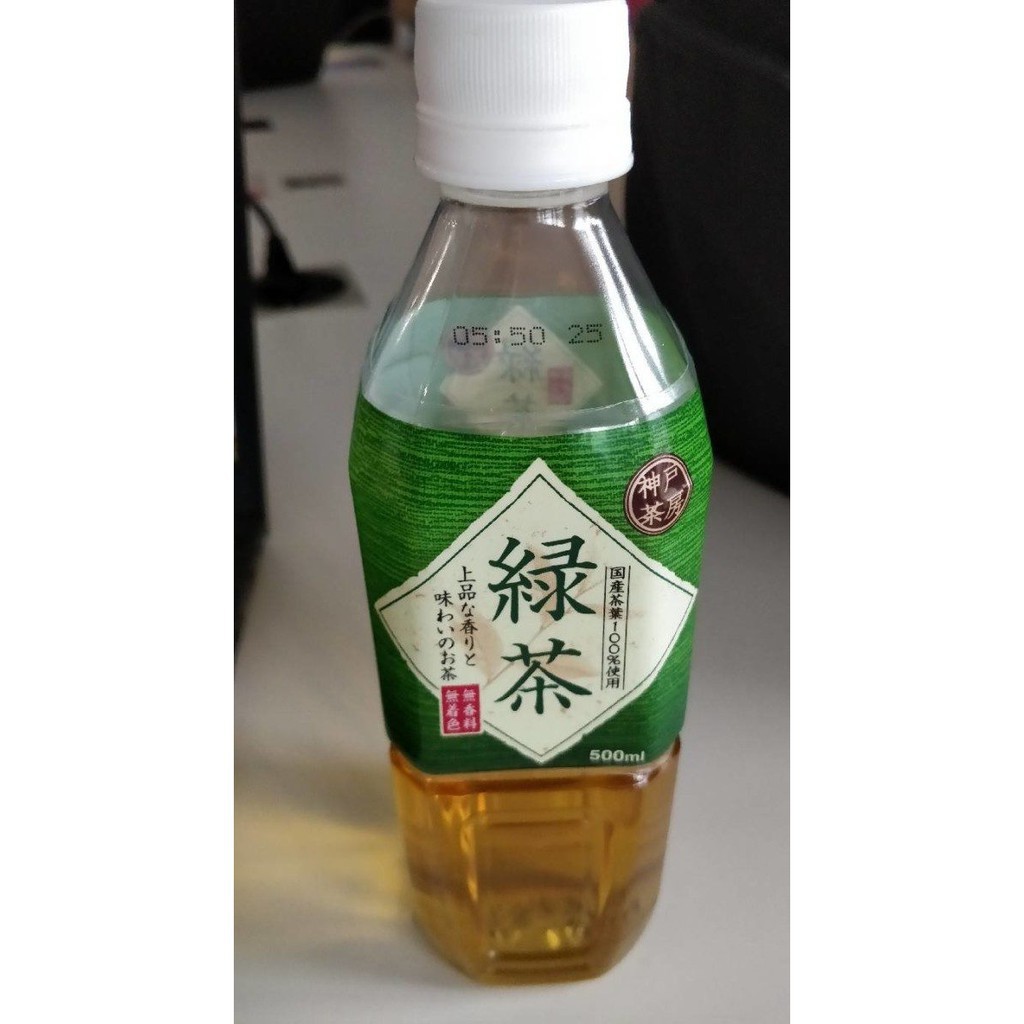 Trà xanh kobe (dạng chai) 500ml Tominaga - Hàng nội địa Nhật Bản