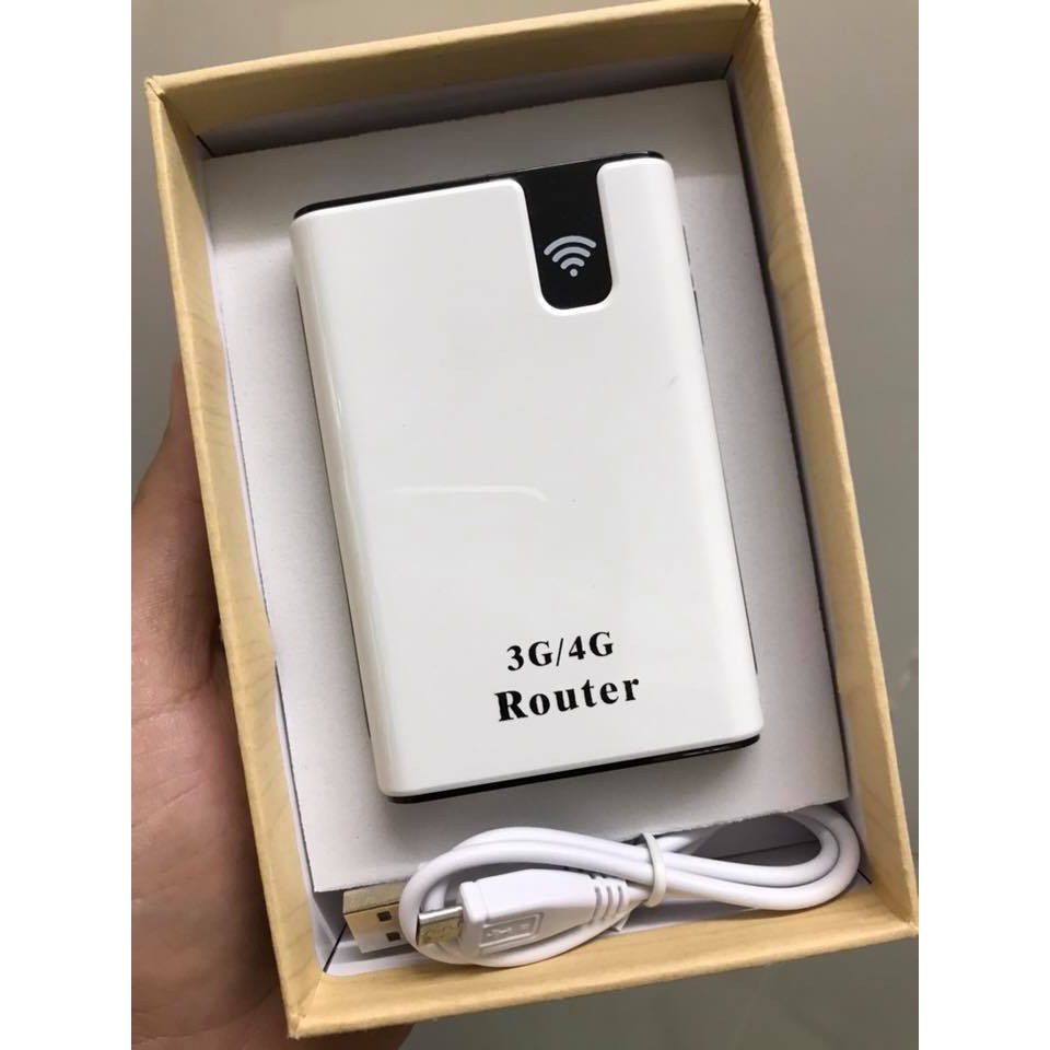 Bộ Phát Wifi Từ Sim 3G.4G Kiêm Pin Dự Phòng 7800mah