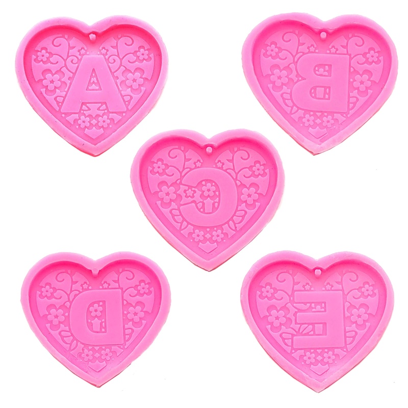 Sa Khuôn Silicon 26 Chữ Cái Làm Móc Khóa