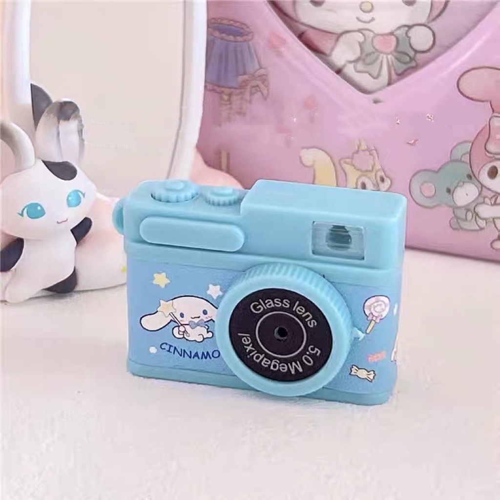 Móc Khóa Hình Máy Ảnh Sanrio Tai To Phát Quang Độc Đáo