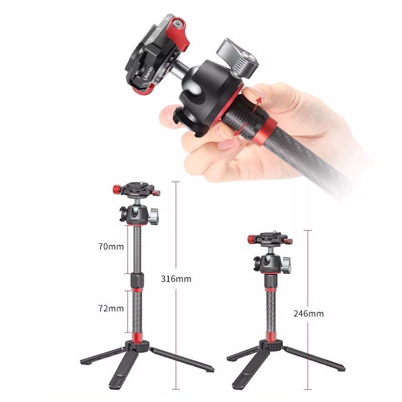 Tripod Mini Cho Máy Ảnh, Điện Thoại, Tải Trọng 2,5 Kg - Ulanzi MT-43