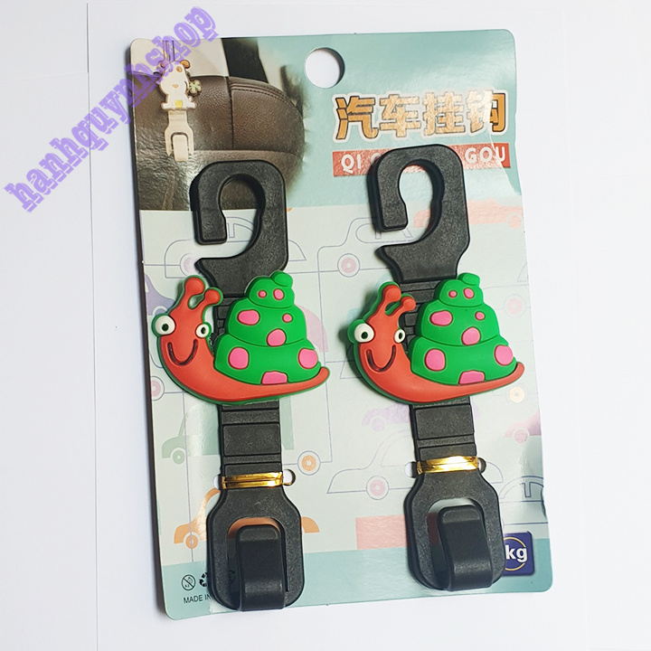 Combo 2 Móc Treo Đồ Hình Thú Ngộ Nghĩnh Gắn Sau Ghế Ô Tô Xe Hơi