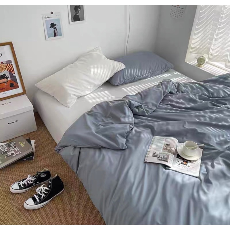 Bộ chăn ga Cotton Tici notag - 9 màu mới 2022