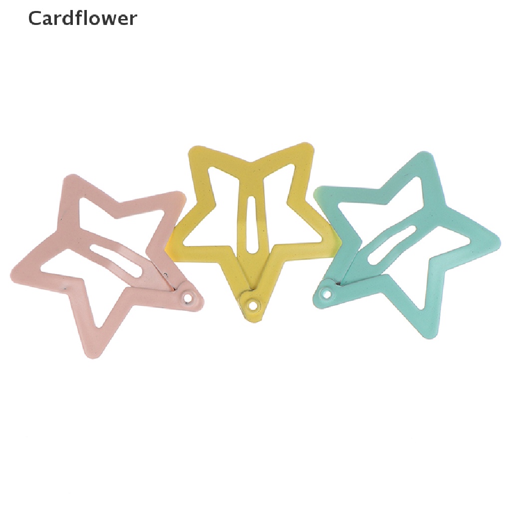 Bộ 6 Kẹp Tóc Kim Loại Hình Ngôi Sao Dễ Thương