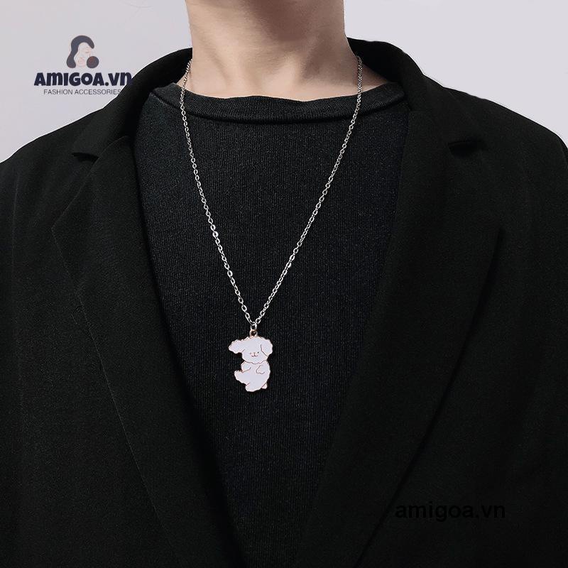 ✨✨Dây Chuyền Mặt Hoạt Hình Kiểu Dáng Đơn Giản Thời Trang Cao Cấp Cho Cặp Đôi