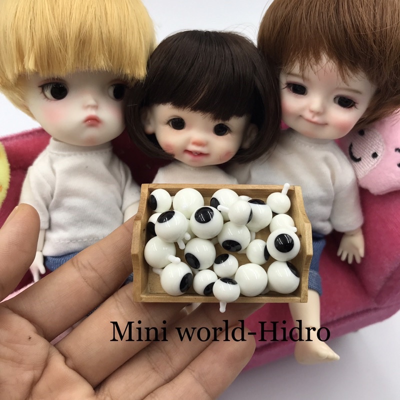 [Hàng loại 1] Mắt thủy tinh cho búp bê BJD Mong Ming Meng Size 8mm 10mm 1/6 1/8 hand Made doll