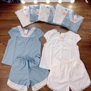 Bộ lụa ngủ mặc ở nhà