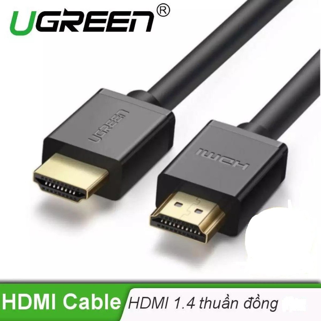 Cáp HDMI dài 10M chính hãng Ugreen hỗ trợ Ethernet + 4k 2k mã 10110