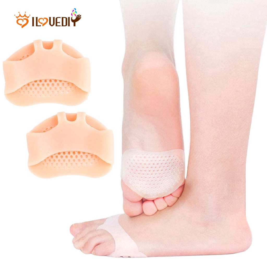Miếng lót bàn chân bằng silicone giảm đau dùng khi mang giày cho nam nữ