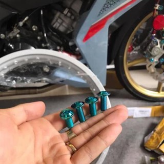 combo  4 ốc đĩa gr5 lục bảo gắn mọi xe " rẻ vô địch "