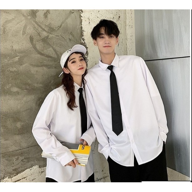 Áo Sơ Mi Trắng Dài Tay Phong Cách Thời Trang Hàn Quốc Siêu Hot