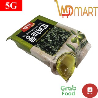 Rong biển ăn liền vị dầu oliu Dongwon gói 5g