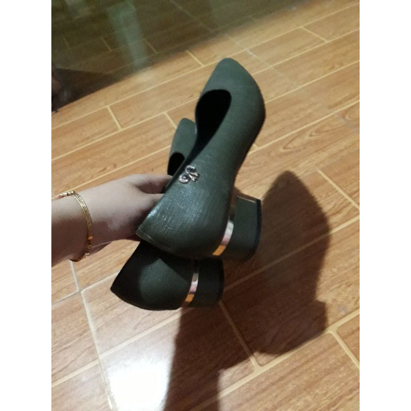 Giày búp bê mũi nhọn đế 3p